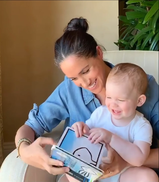 Baby Archie turned one last week and Meghan celebrated by uploading a sweet video of her reading to him