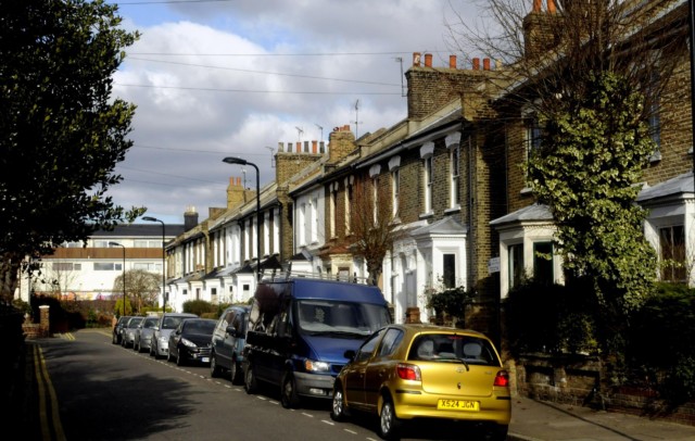 One of the rows of houses that inspired the Eastenders set