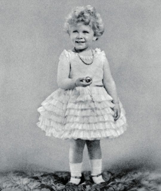 Princess Elizabeth aged two in 1928