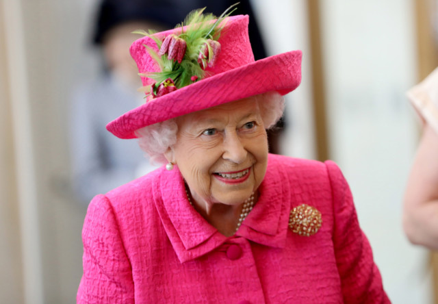 Pictured on July 9, 2019, in Cambridge, the Queen (93) visited the National Institute of Agricultural Botany