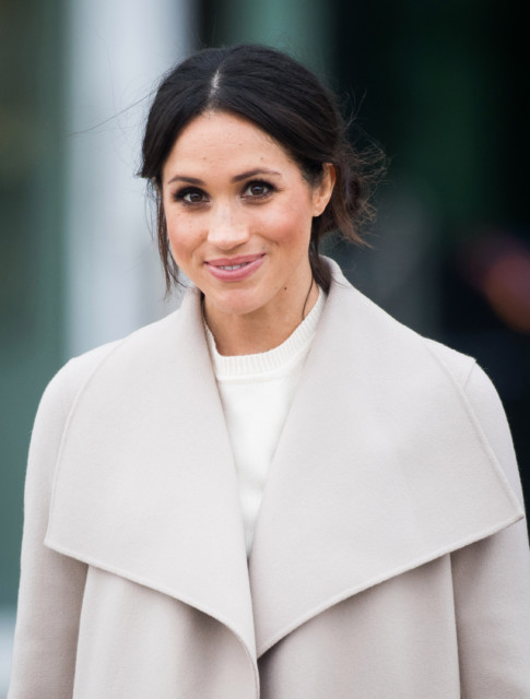 Meghan Markle visits the iconic Titanic Belfast during their visit to Northern Ireland on March 23, 2018 in Belfast, Northern Ireland