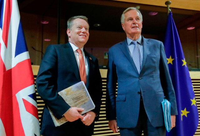 The UK's negotiator David Frost is alarmed after a group of coastal countries slammed Michel Barnier's efforts to find a breakthrough last week