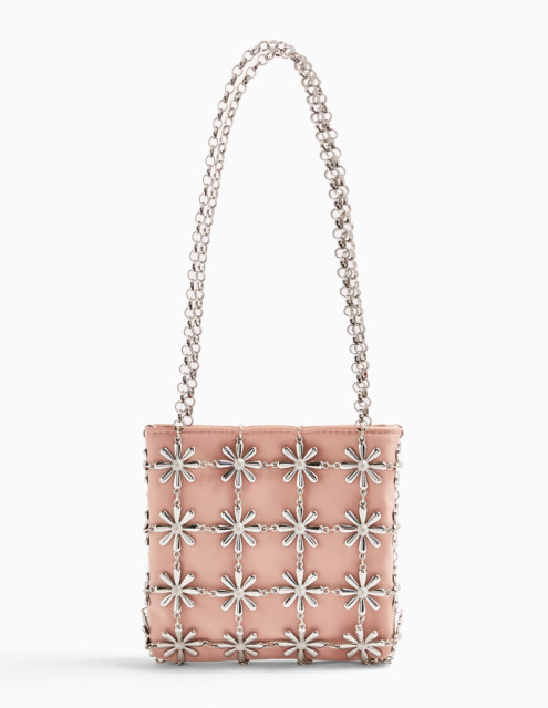 Daisy Pink Cage Cross Body Bag