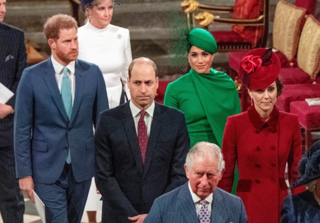 Harry and Meghan felt ignored by Kate and William at the Commonwealth Service at Westminster Abbey in March, the book claims