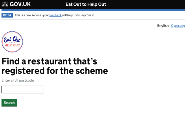 Eat Out to Help Out postcode checker - where are the restaurants near me offering 50% off ...