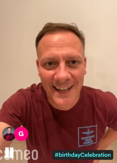 Antony Cotton is among the stars charging fans for personalised videos