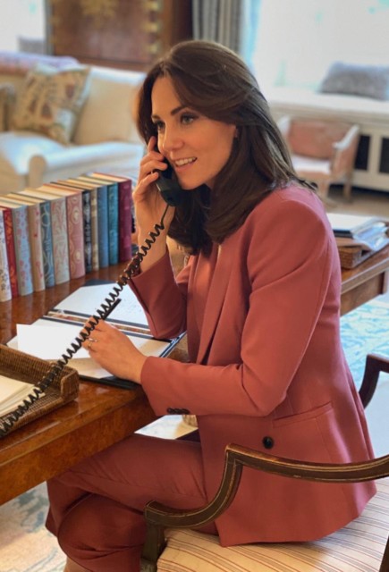 On Sunday, royals fans were treated to a sneak peek inside Kate Middleton's office at Kensington Palace