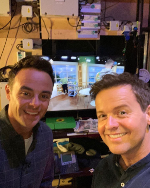 Ant McPartlin and Dec Donnelly headed at the This Morning studios today