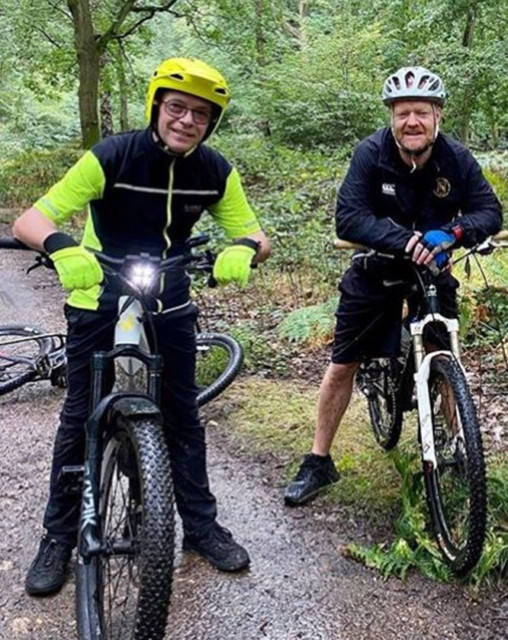Adam Woodyatt has revealed the secret to his remarkable lockdown weight loss - tearing around Britain on a bicycle