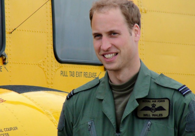 The Prince gained his wings with the RAF