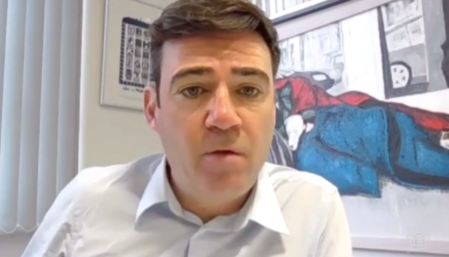 Andy Burnham blasted ministers for only bringing in fresh financial aide after London was given Tier 2 lockdown restrictions
