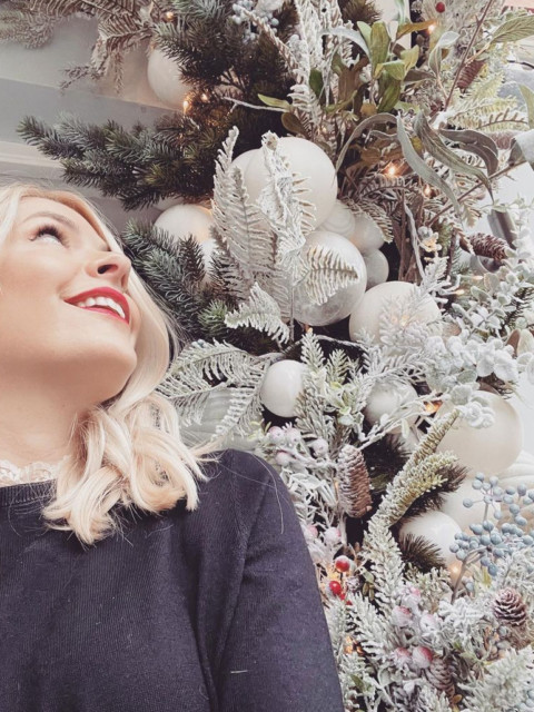 Holly Willoughby has put up her Christmas decorations early