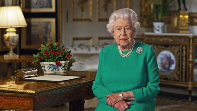  The Queen tonight thanked Brits and the NHS for their tireless efforts fighting coronavirus