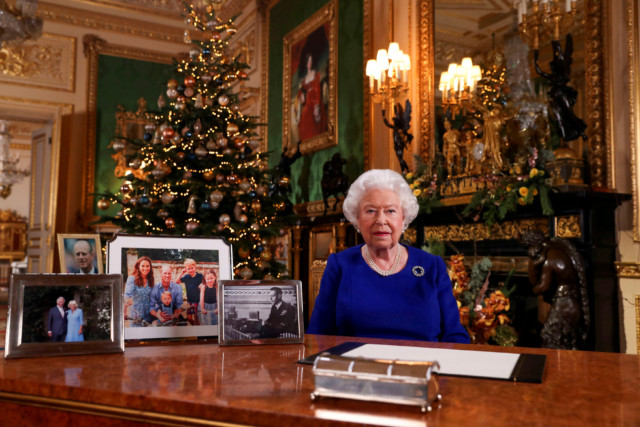 Harry and Meghan reportedly considered it a snub when they were left out of family photos during the Queen's Christmas speech