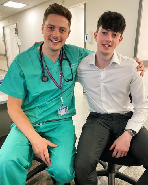 Llŷr wanted to follow in his brother's footsteps and become a doctor