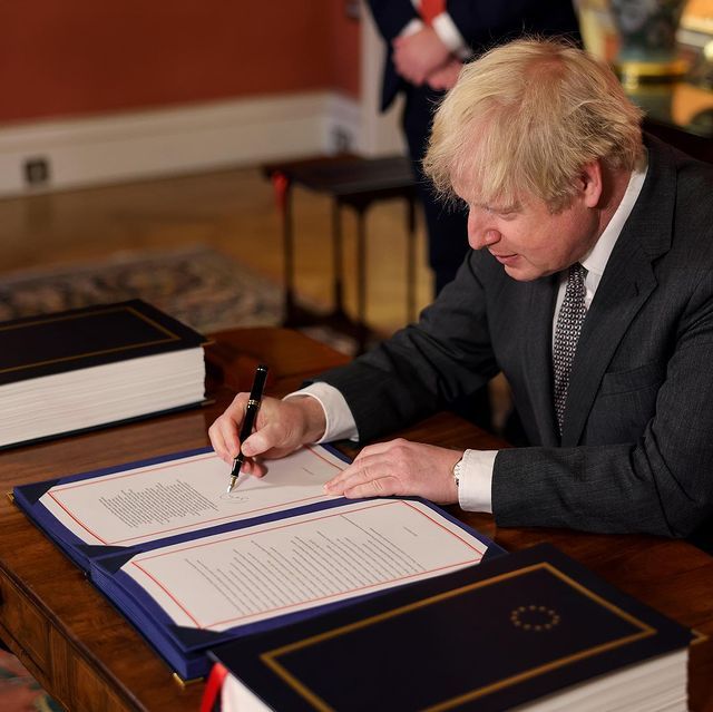 The PM signing the deal this afternoon
