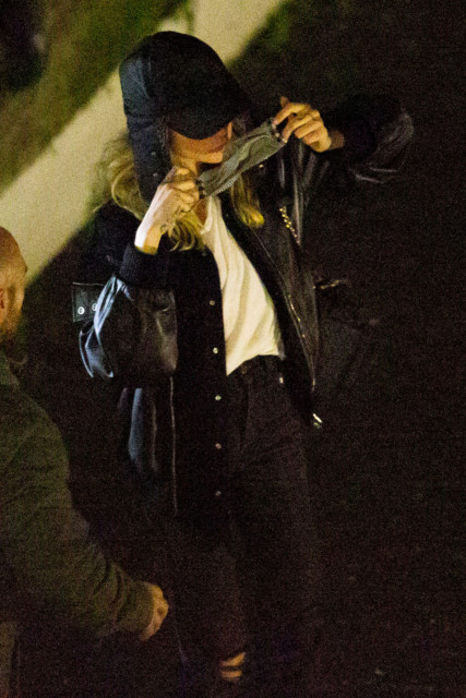 Model Cara Delevingne was spotted at the venue