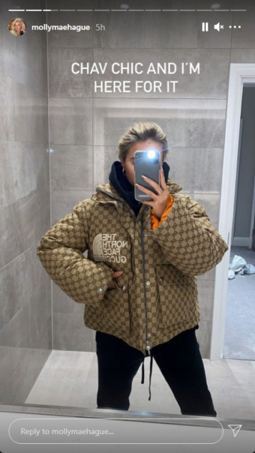 The reality star came under fire for calling her very expensive Gucci jacket, 'chav chic'