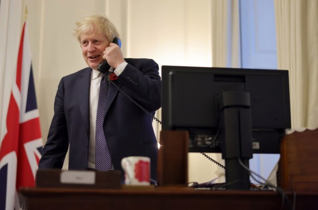 Joe Biden has spoken to Boris Johnson on the phone this afternoon
