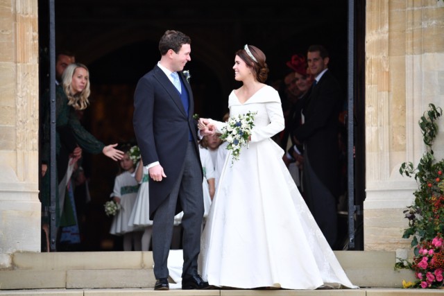 The royal couple tied the knot in Windsor on October 12, 2018