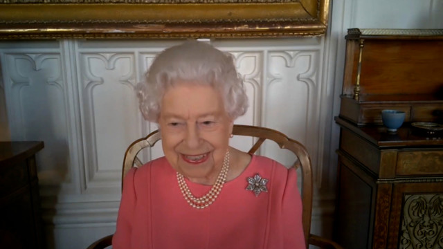 The Queen has urged Brits to think of others before themselves and make sure they get a Covid jab