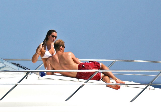 Kate Middleton and Prince William pictured on their Ibiza holiday in 2006