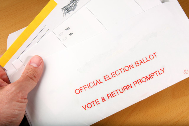 You can opt to have a proxy to vote for you if you're away or unable to yourself on polling day