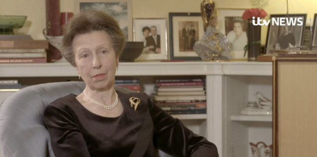 Princess Anne spoke of her father fondly in an interview with ITV