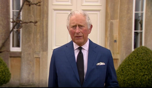 Prince Charles said he 'enormously' misses his 'dear papa' in an emotional statement outside his Gloucestershire home Highgrove