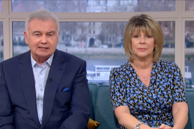 Eamonn Holmes and Ruth Langsford ended this Morning half an hour early