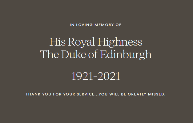 They wrote a tribute to the Duke of Edinburgh on their Archewell website