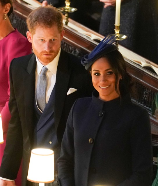 Harry was reportedly 'embarrassed' when Meghan announced she was pregnant at Princess Eugenie's wedding