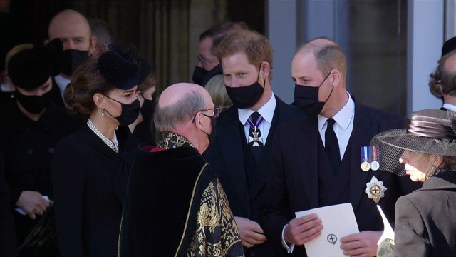 Kate, Harry and William appeared to be getting on well throughout the day