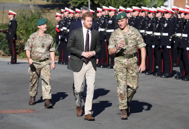 Prince Harry became Captain General Royal Marines in December last year