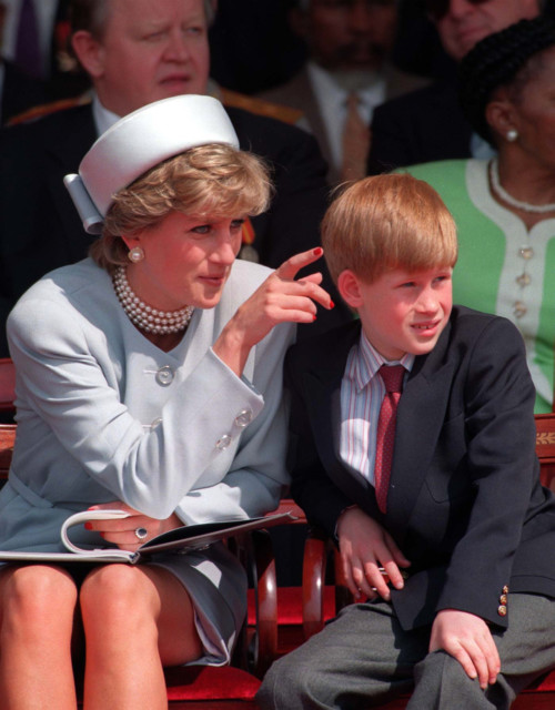 Lilibet was given the middle name Diana in a touching tribute to Harry's late mum
