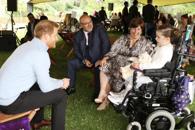 Prince Harry was the surprise guest at the WellChild Awards this afternoon