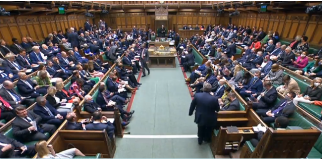 The House of Commons was packed today for the emergency debate