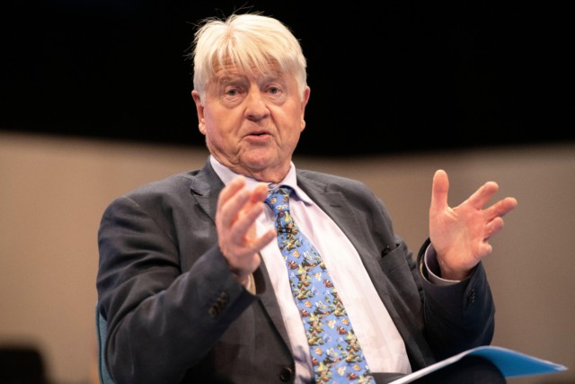 Stanley Johnson has been accused of smacking a senior Tory MP's bottom in 2003