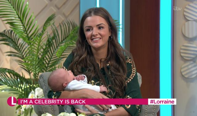 Danny Miller's fiancée Steph Jones and their son Albert appeared on ITV's Lorraine today