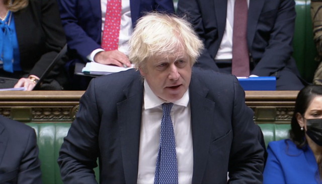 Boris Johnson apologised as he appeared for the first time since the footage emerged