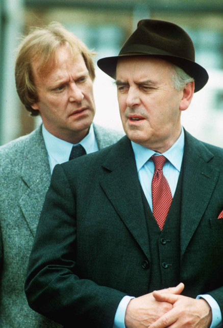 The actor, left, pictured with George Cole, was well-known for his roles in shows like Minder
