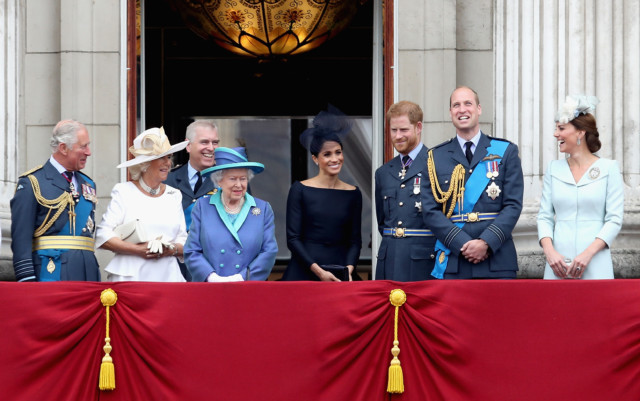 Harry, Meghan and Andrew won't join the Queen and other royals on the Buckingham Palace balcony for Trooping the Colour next month
